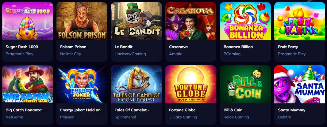 Слоты Комета Казино